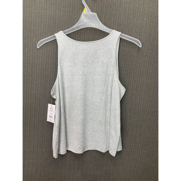 Joyspun Womens Size L (12-14) Light Grey/Colorful Sleepwear Set Tank and Shorts - Picture 7 of 11